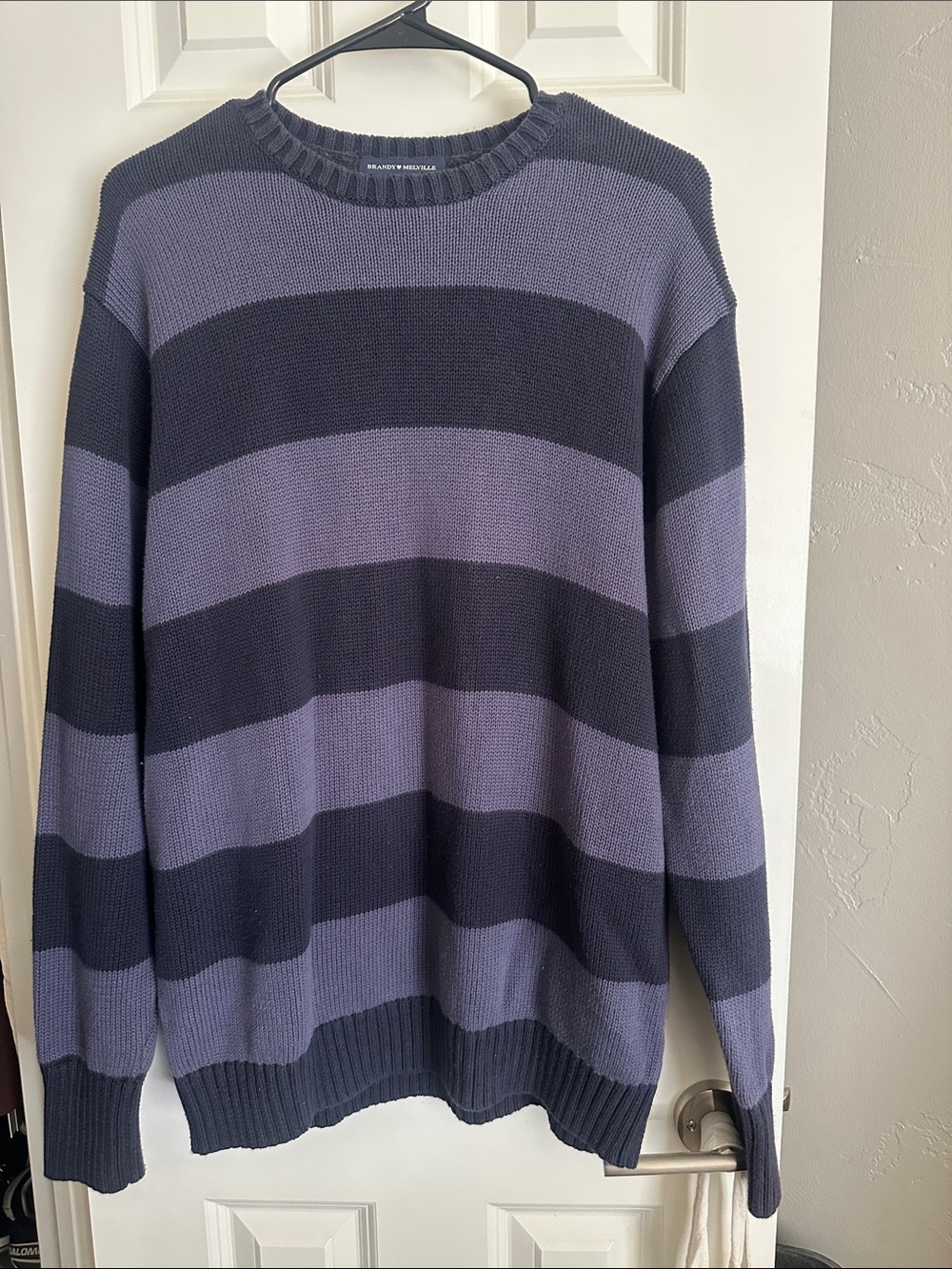 Brandy Melville Striped Crewneck Sweater